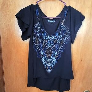 EUC Mudd Cold Shoulder Top